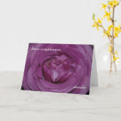 母イタリアン誕生日カード カード (黄色い花)