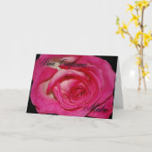 母イタリアン誕生日カード カード (黄色い花)