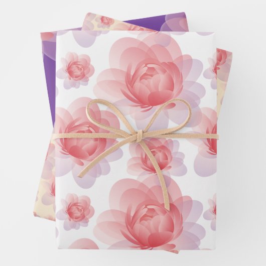 母エレガントの日と特別の贈り物 ラッピングペーパーシート (インサイチュ)