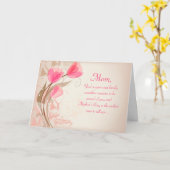 母エレガントの日のカード カード (黄色い花)