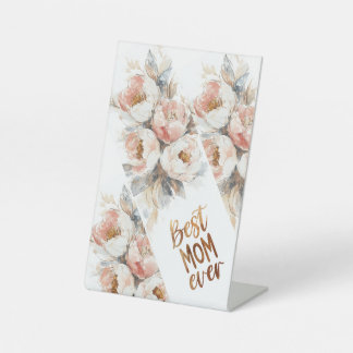 母エレガントの日のミニマルな贈り物 台座サイン