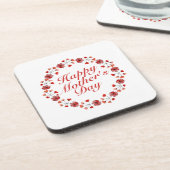 母エレガントの日フローラリース |コースター コースター (左側)