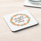 母エレガントの日フローラリース |コースター コースター (左側)