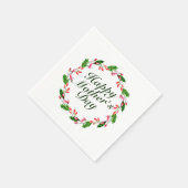 母エレガントの日フローラリース |ナプキン スタンダードカクテルナプキン (角)