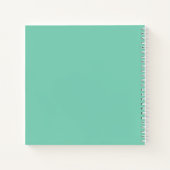 母エレガントの日フローラリース |ノートブック ノートブック (裏面)