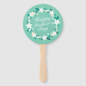 母エレガントの日フローラリース |ハンドファン ハンドファン (正面)