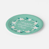 母エレガントの日フローラリース |紙プレート ペーパープレート (アングル)