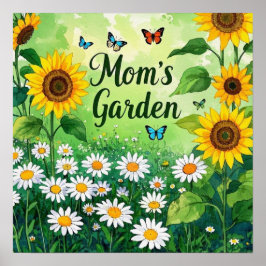 母エレガントの花フローラ園 ポスター