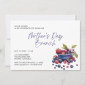 母エレガントモダンの日ブランチ 招待状 (正面)