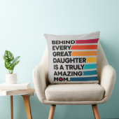 母エレガント母の日のデザイン表現文字 クッション (椅子)