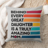 母エレガント母の日のデザイン表現文字 クッション (ブランケット)