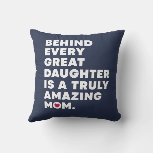 母エレガント母の日のデザイン表現文字 クッション (裏面)