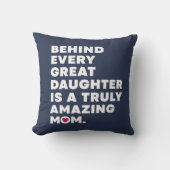 母エレガント母の日のデザイン表現文字 クッション (正面)