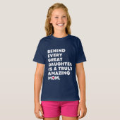 母エレガント母の日のデザイン表現文字 Tシャツ (正面フル)