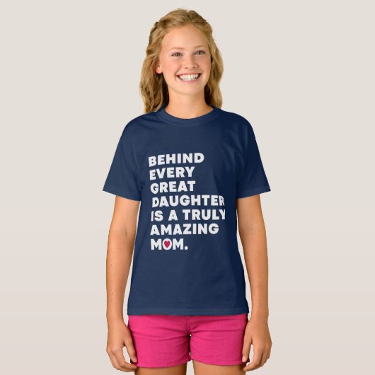 母エレガント母の日のデザイン表現文字 Tシャツ (正面フル)