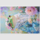 母エレガント母の日のフローラカエルの切り離し 薄葉紙 (正面)