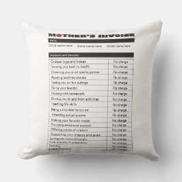 母カスタマイズ日の送り状ギフトパーソナライズされた品 クッション