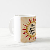 母カスタムのためのコーヒーマグ コーヒーマグカップ (正面左)