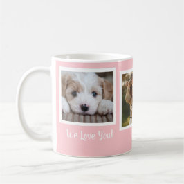 母カスタムの日の写真とメッセージマグ コーヒーマグカップ