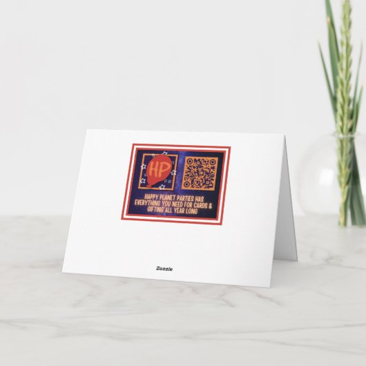 母カスタム写真母の日カード サンキューカード (裏面)