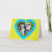 母カスタム写真母の日カード サンキューカード (正面)