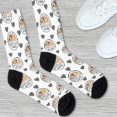 母カスタム写真母の日 ソックス