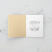 母カスタム喪失の弔電メッセージカード サンキューカード (内部)