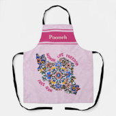 母カスタム女へのイランの忙し大量の贈り物 エプロン (正面)