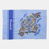 母カスタム女へのイランの忙し大量の贈り物 キッチンタオル (横)