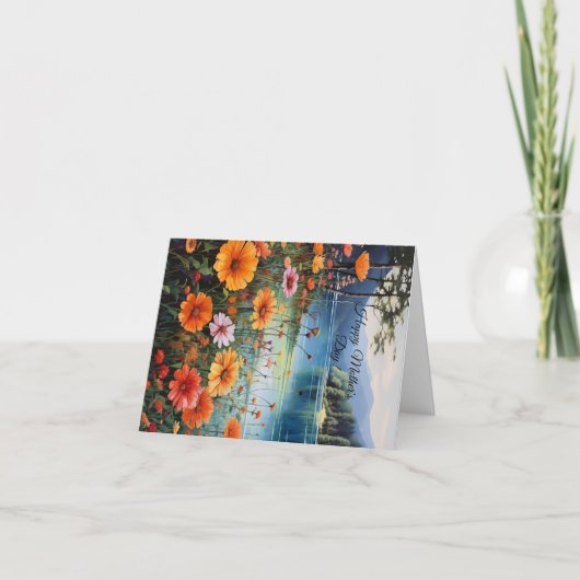 母カスタム日カード サンキューカード (正面)