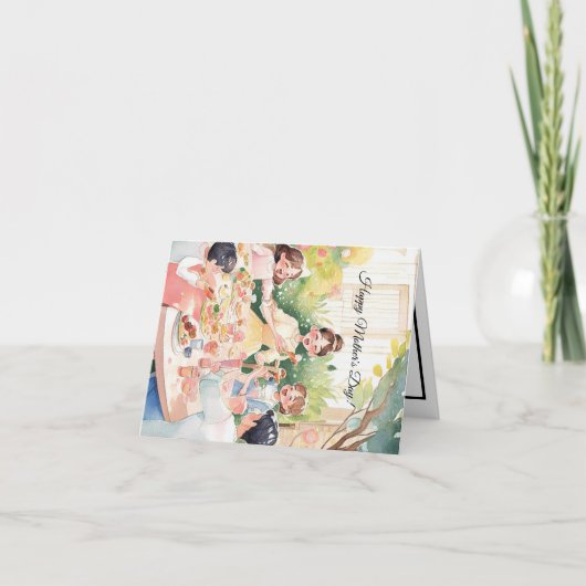 母カスタム日カード サンキューカード (正面)