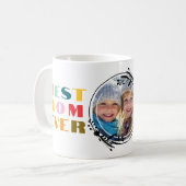 母カスタム日最高のの写真 コーヒーマグカップ (正面左)