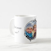 母カスタム日最高のの写真 コーヒーマグカップ (正面左)