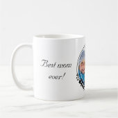 母カスタム日最高のの写真 コーヒーマグカップ (左)