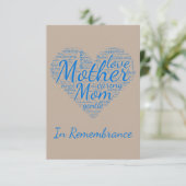 母カスタム母の供養 招待状 (スタンド正面)