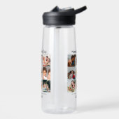 母カスタム母への贈り物の日9 Photo Collage ウォーターボトル (左面)
