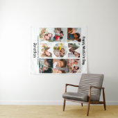 母カスタム母への贈り物の日9 Photo Collage タペストリー (インサイチュ(横))