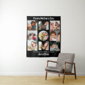 母カスタム母への贈り物の日9 Photo Collage タペストリー (インサイチュ)