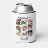 母カスタム母への贈り物の日9 Photo Collage 缶クーラー (缶裏面)