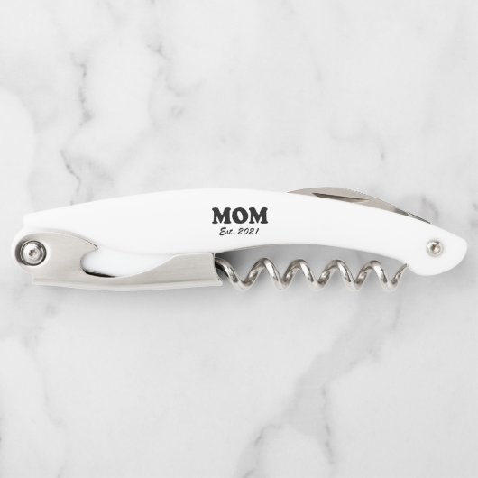 母カスタム母、母の日、誕生日プレゼント ソムリエナイフ (正面)