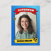 母カスタム誕生日トレーディングカード用漫画カード コーリングカード (正面)