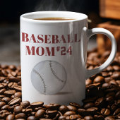 母カスタム選手パーソナライズされた番号 コーヒーマグカップ