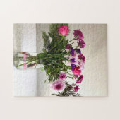 母カラフルの日ママブーケ+オプションカスタム ジグソーパズル (横)