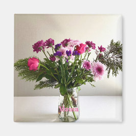 母カラフルの日ママブーケ+オプションカスタム マグネット