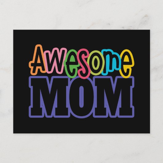 母カラフルの日 |はがき ポストカード (正面)