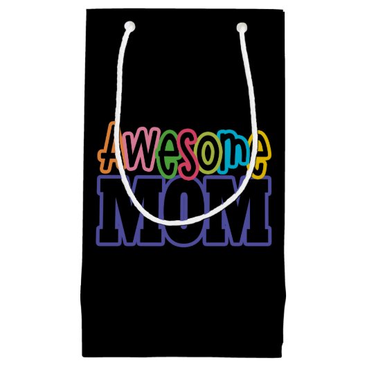 母カラフルの日|抱き枕 スモールペーパーバッグ (正面)