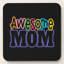 母カラフル素晴らし母の日 |コースター