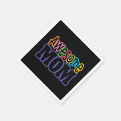 母カラフル素晴らし母の日 | 紙ナプキン スタンダードカクテルナプキン (角)