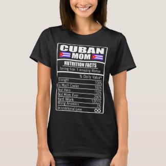 母キューバの栄養の事実ギフト Tシャツ