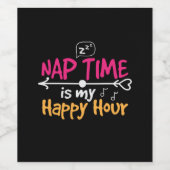 母ギフト昼寝時間は私の幸せな時間である ワインラベル (シングルラベル)